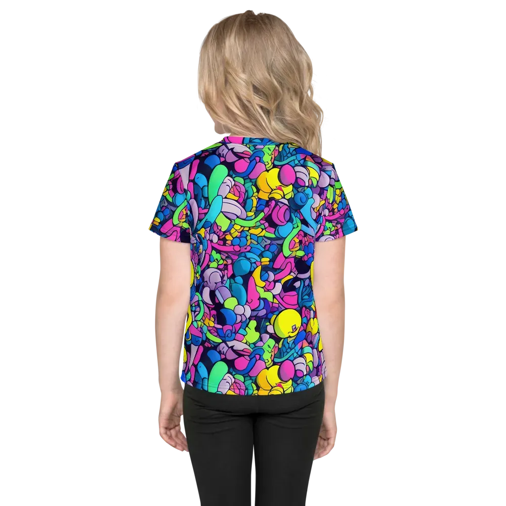 Radiant Revelation on Kids Crew Neck T-Shirt — Back