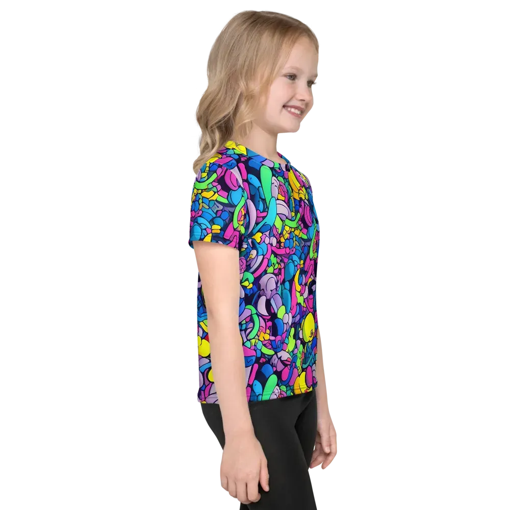 Radiant Revelation on Kids Crew Neck T-Shirt — Right