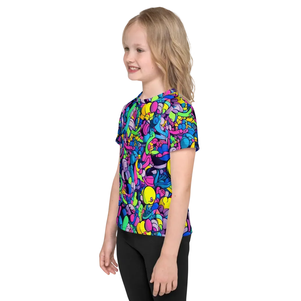 Radiant Revelation on Kids Crew Neck T-Shirt — Left