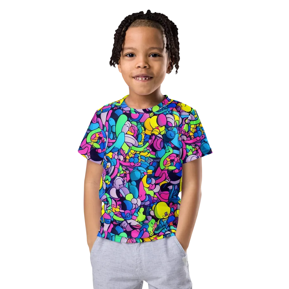 Radiant Revelation on Kids Crew Neck T-Shirt — Front