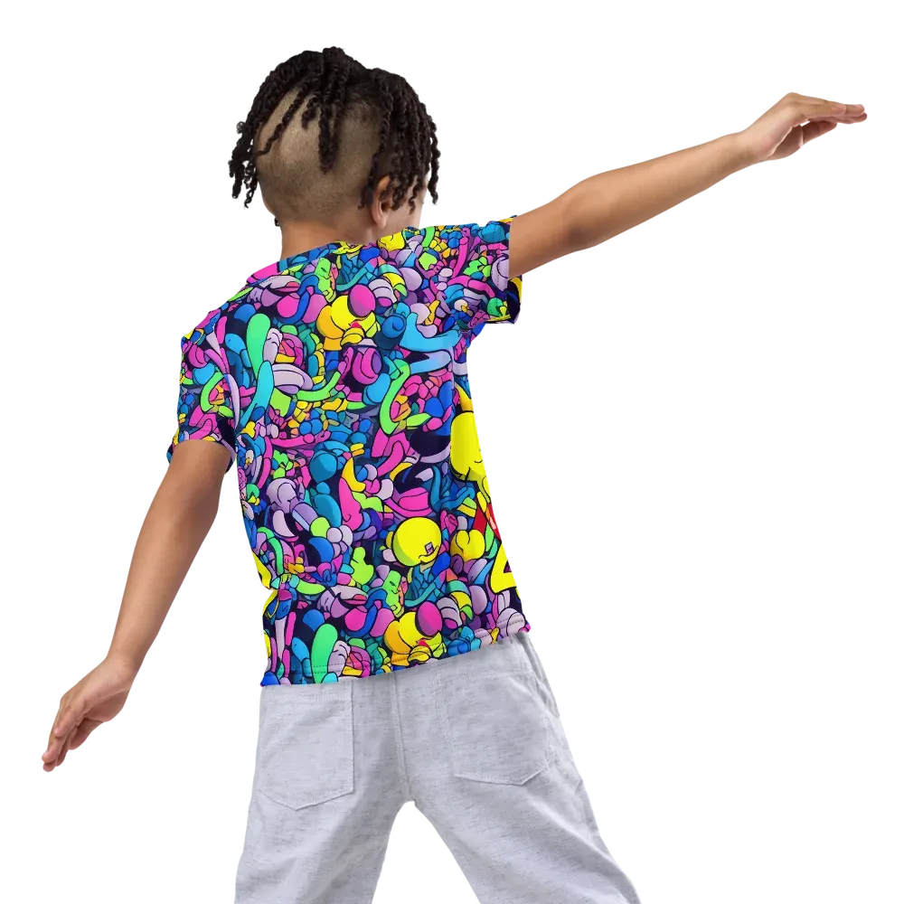 Radiant Revelation on Kids Crew Neck T-Shirt — Back