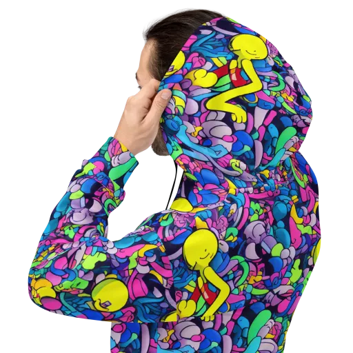 Radiant Revelation on a Hoodie