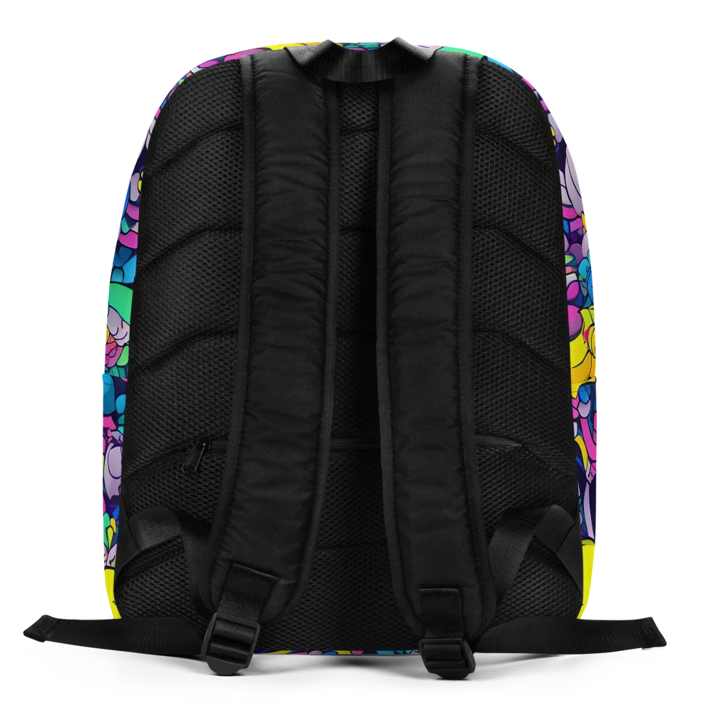 Radiant Revelation on Minimalist Backpack — Back