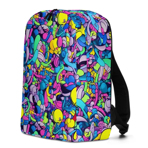Radiant Revelation on a Minimalist Backpack