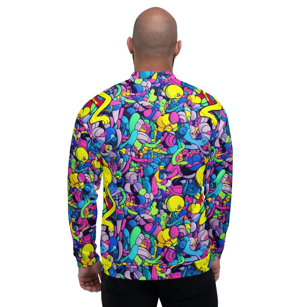 Radiant Revelation on Bomber Jacket — Back