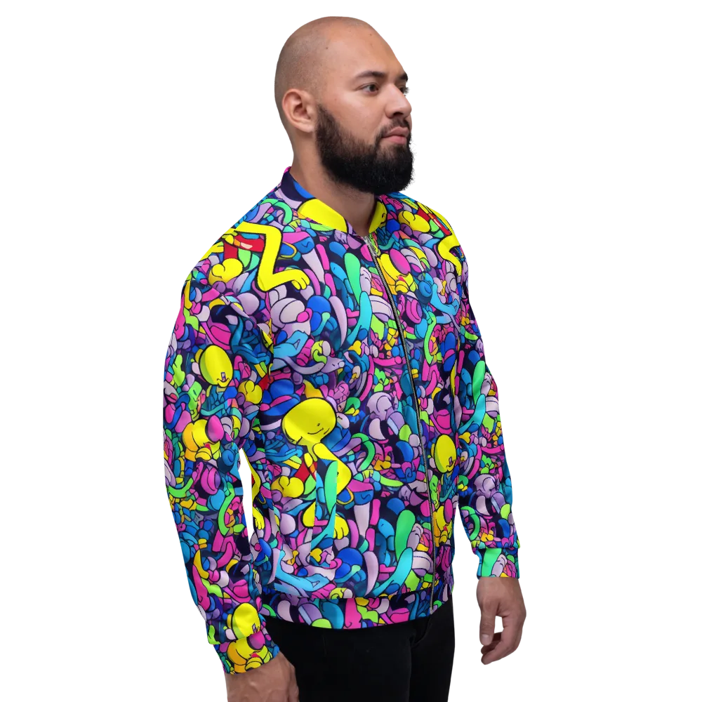 Radiant Revelation on Bomber Jacket — Right