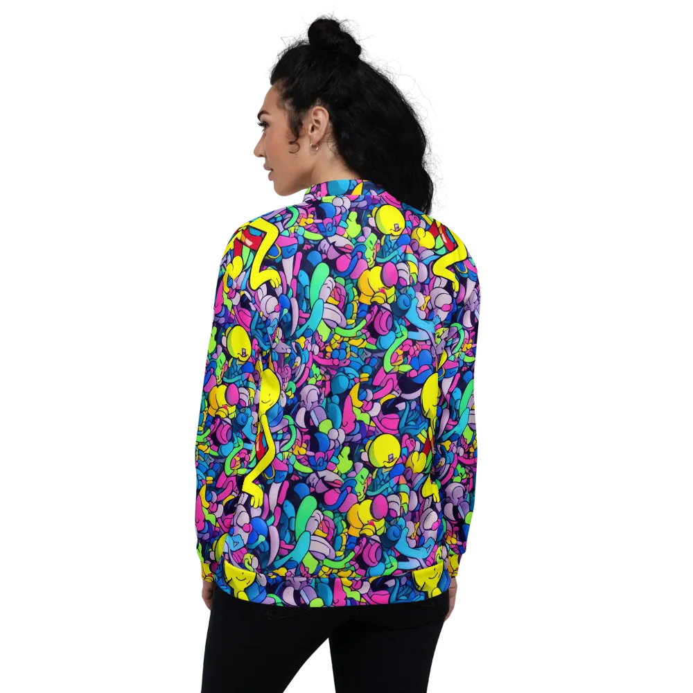 Radiant Revelation on Bomber Jacket — Back