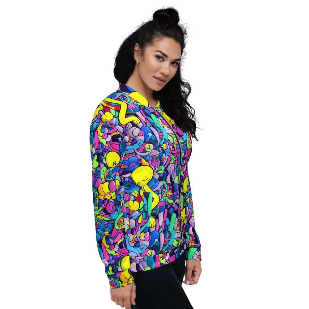 Radiant Revelation on Bomber Jacket — Right