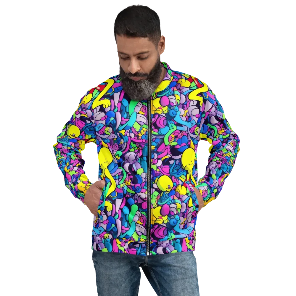 Radiant Revelation on Bomber Jacket — Front