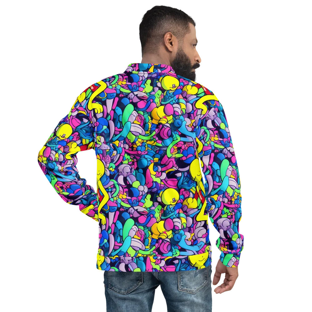 Radiant Revelation on Bomber Jacket — Back