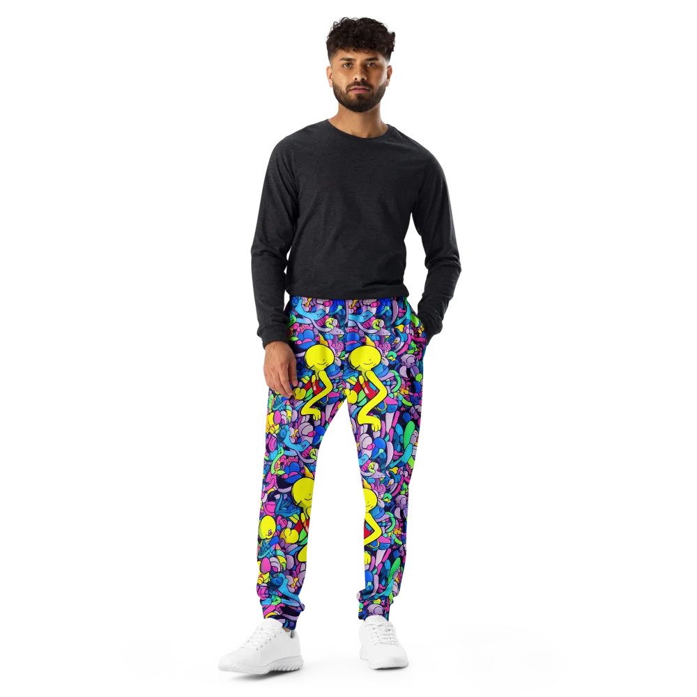 Radiant Revelation on Men's Joggers — Front