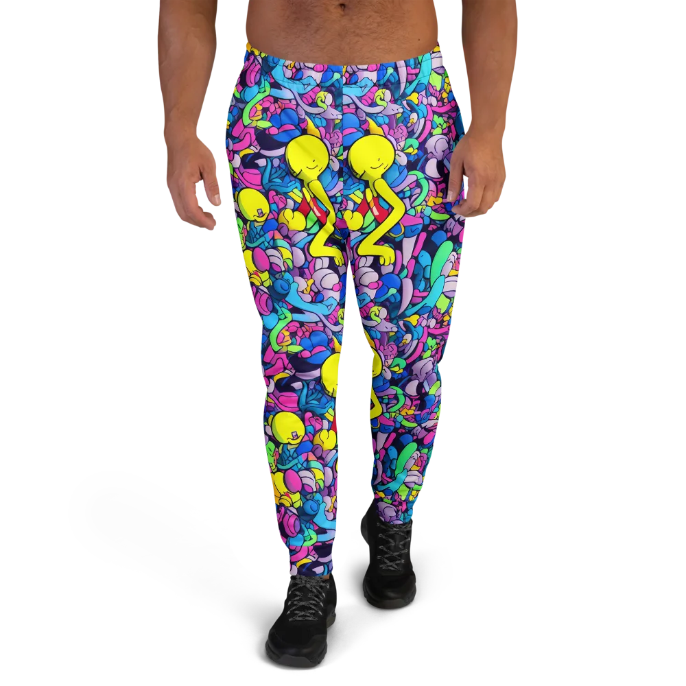 Radiant Revelation on Men's Joggers — Front