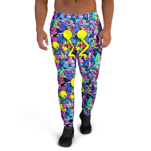 Radiant Revelation on a Men's Joggers