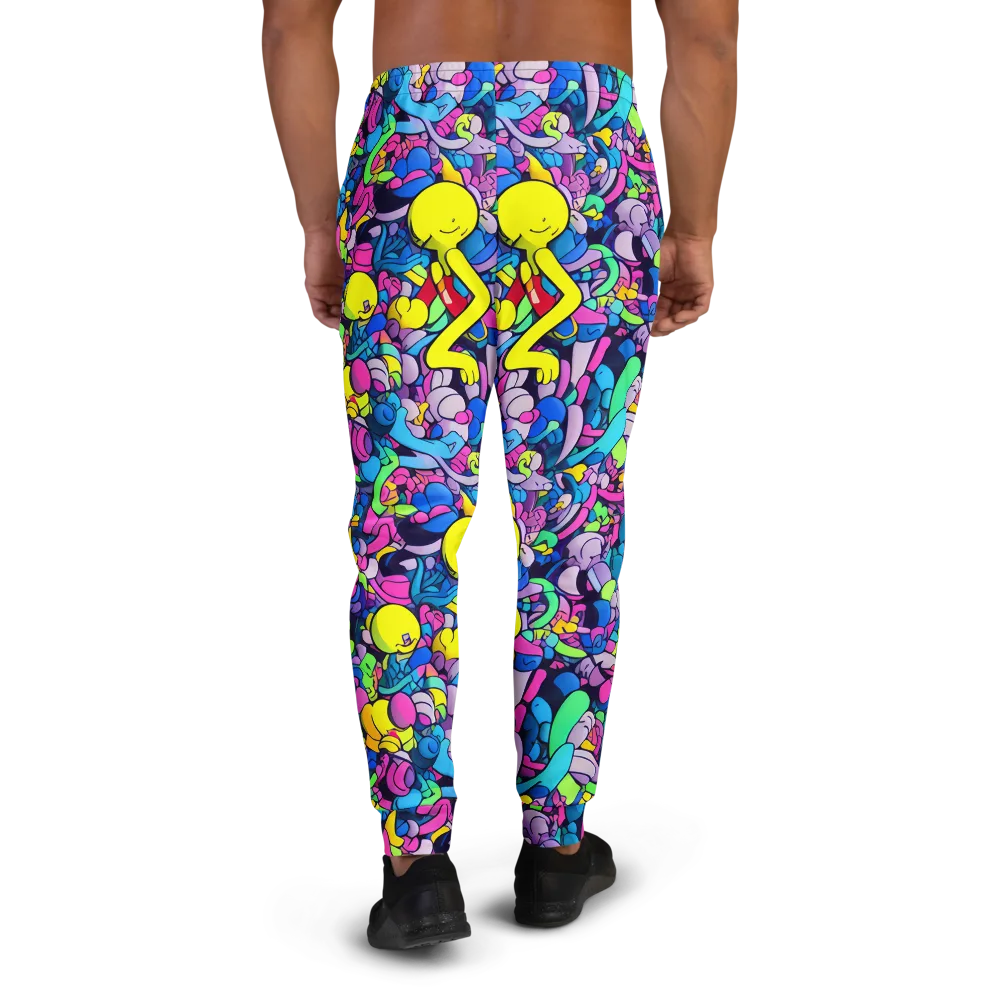 Radiant Revelation on Men's Joggers — Back