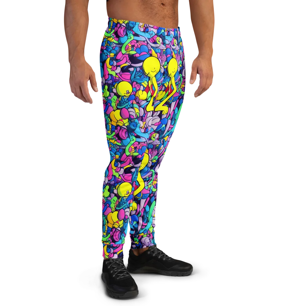 Radiant Revelation on Men's Joggers — Right