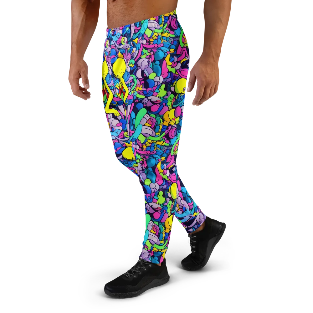 Radiant Revelation on Men's Joggers — Left