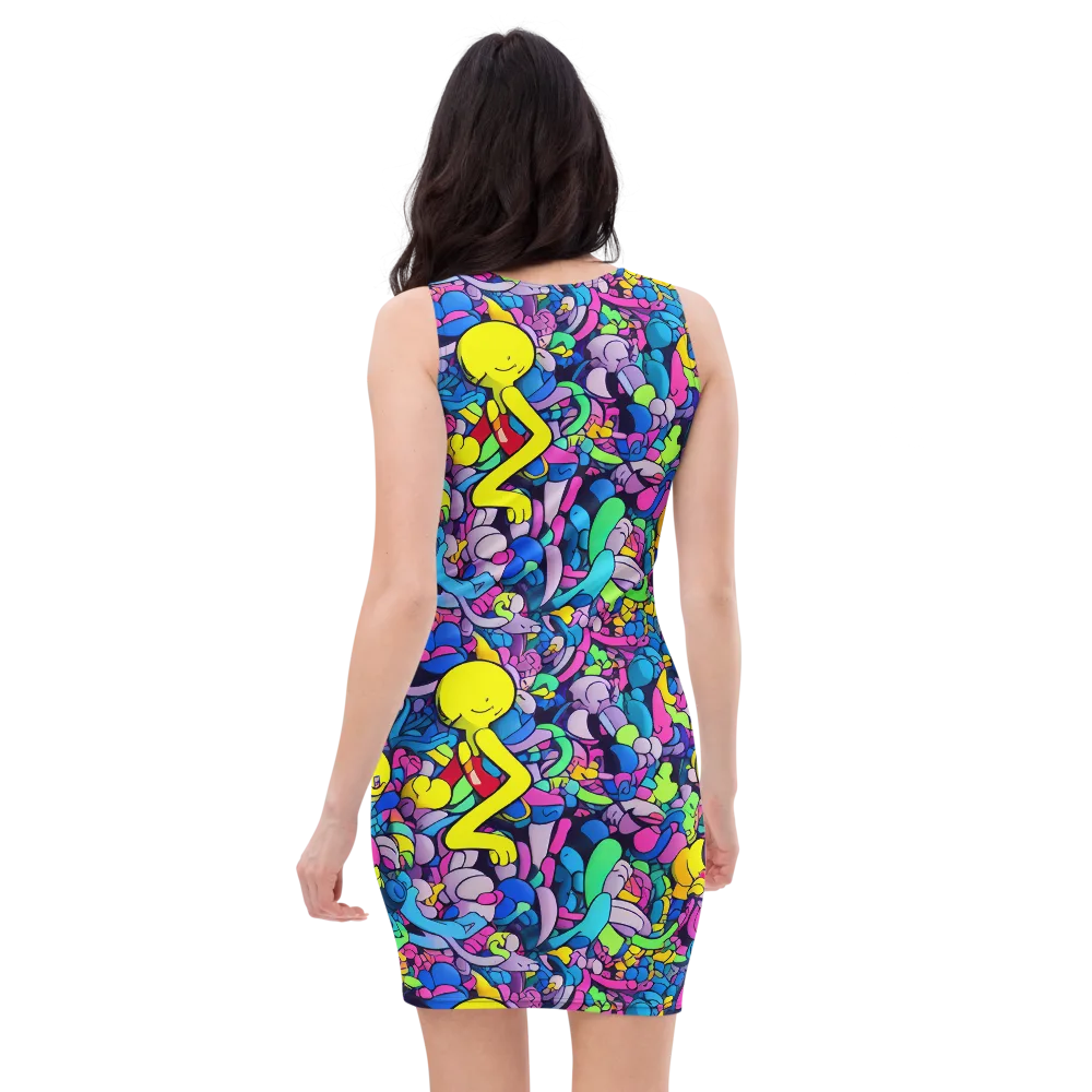 Radiant Revelation on Bodycon Dress — Back