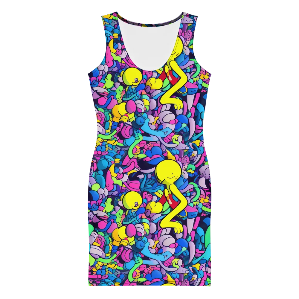 Radiant Revelation on Bodycon Dress — Front