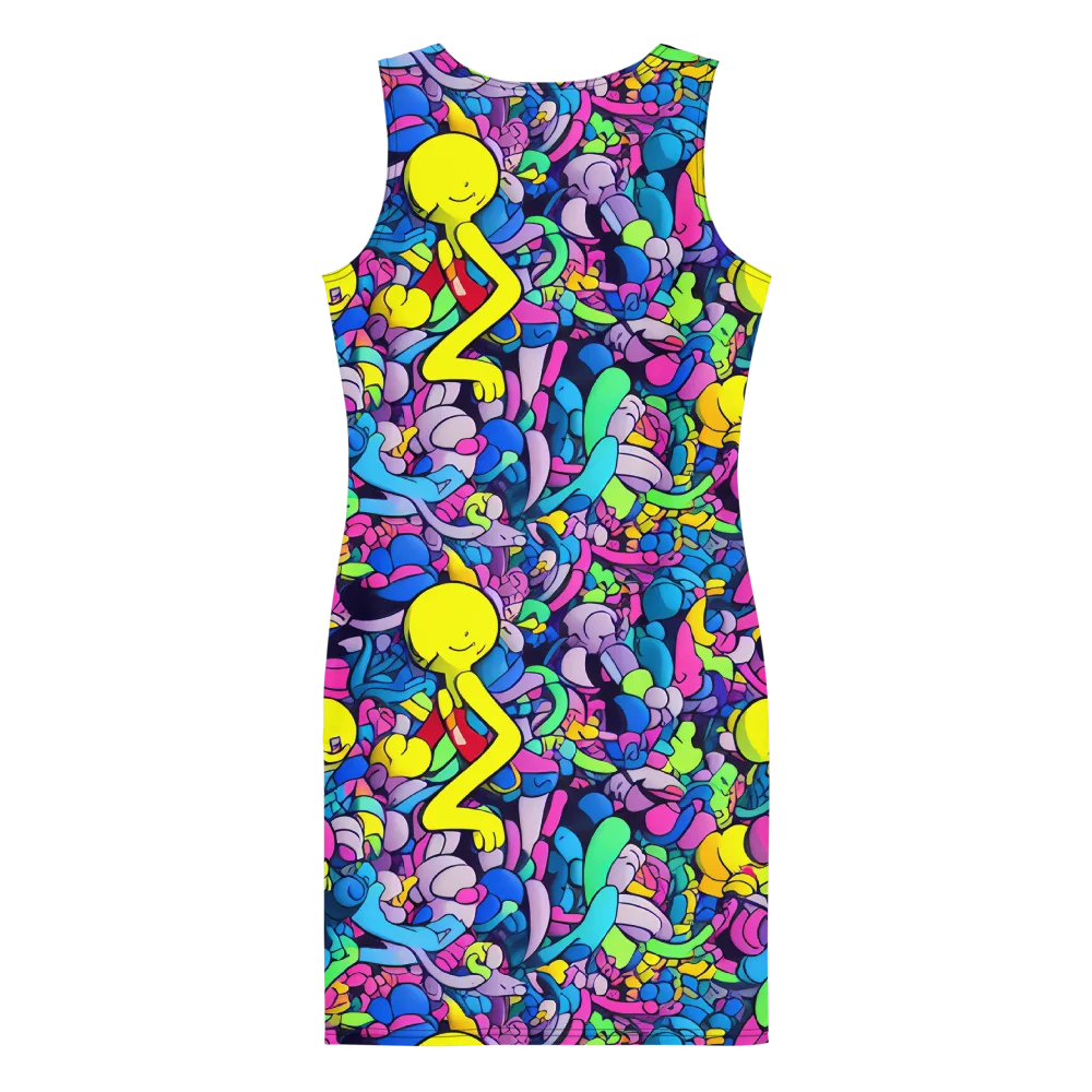 Radiant Revelation on Bodycon Dress — Back