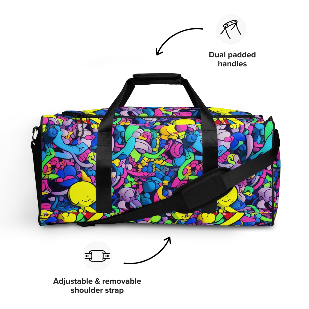 Radiant Revelation on Duffle Bag — Front