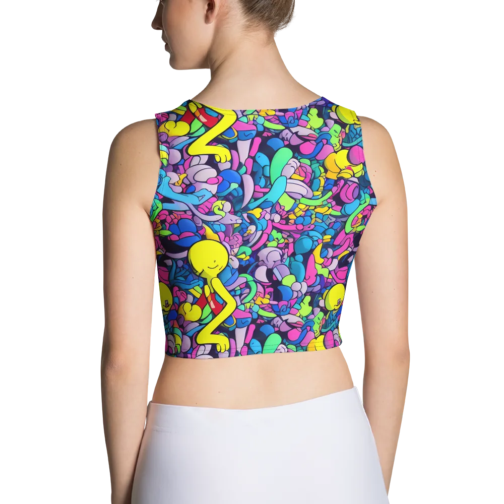 Radiant Revelation on Crop Top — Back