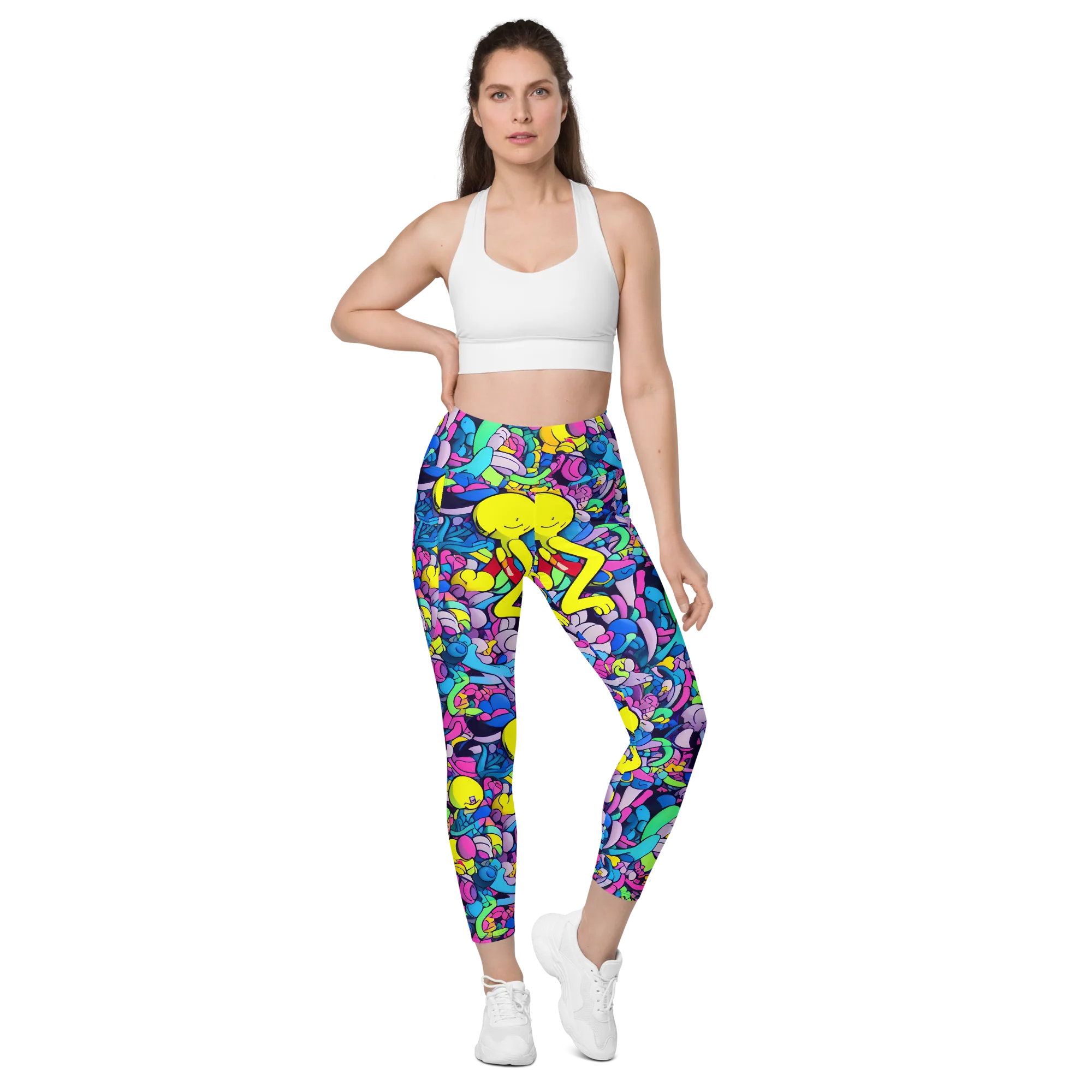 Radiant Revelation on Leggings with Pockets — Front