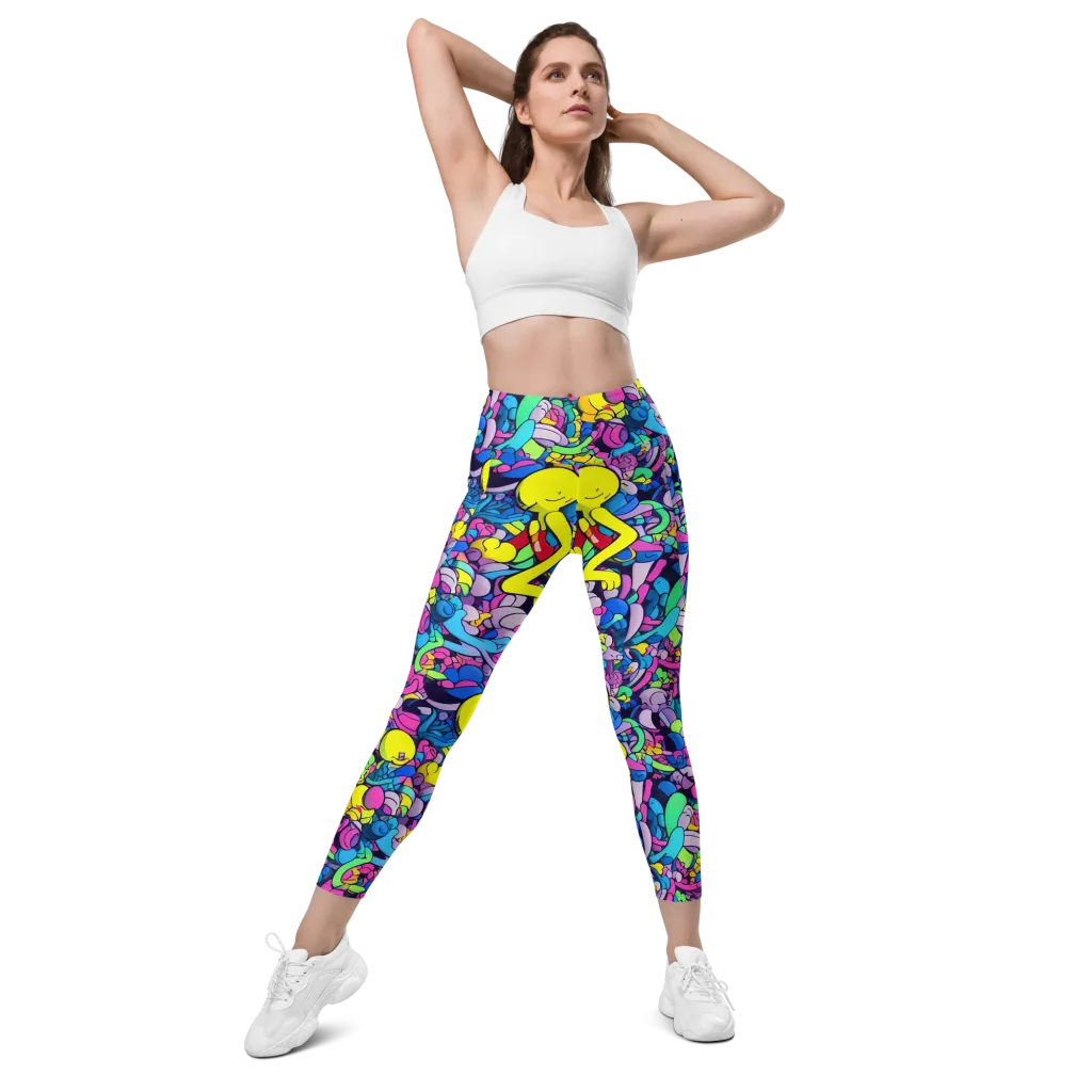 Radiant Revelation on Leggings with Pockets — Front