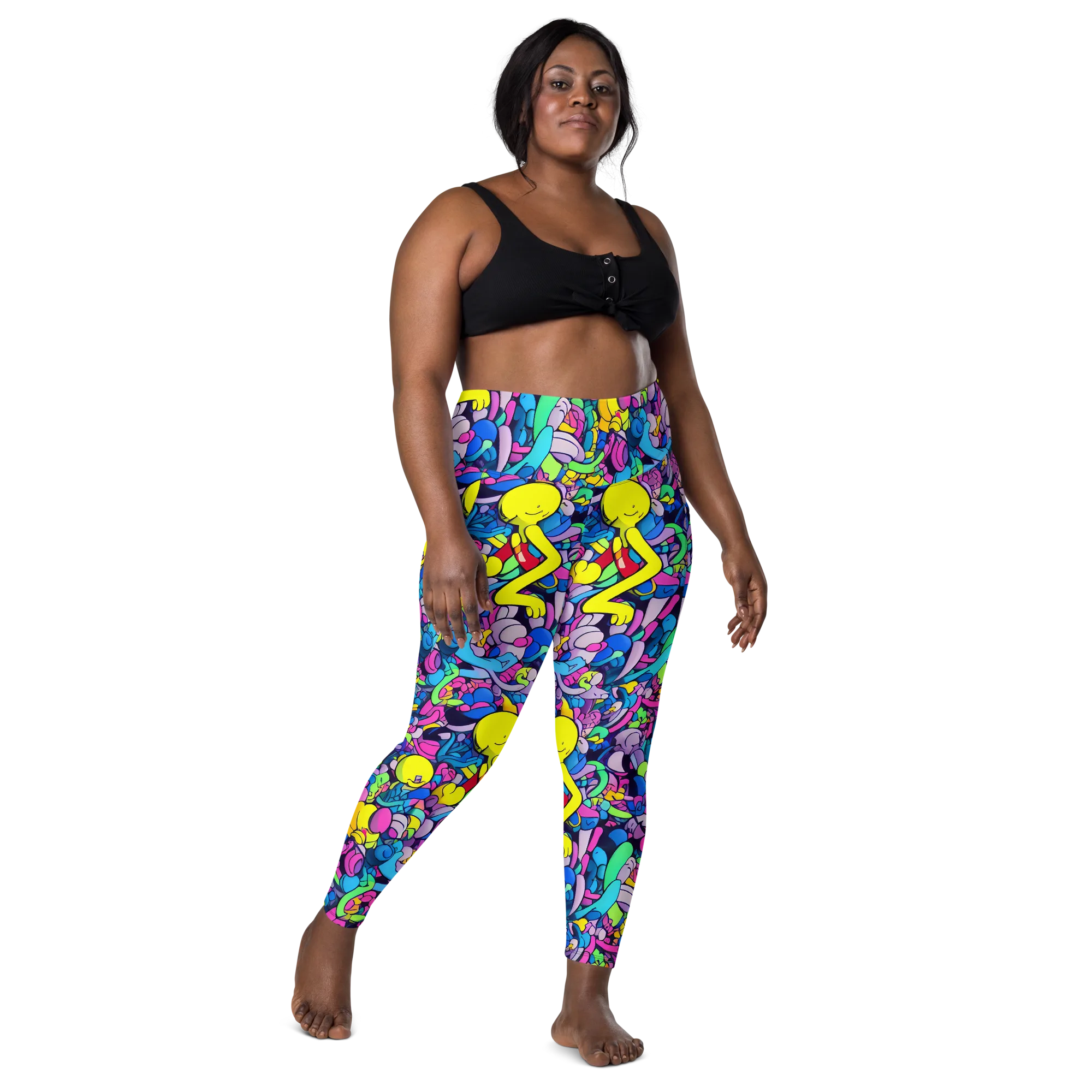 Radiant Revelation on Leggings with Pockets — Front