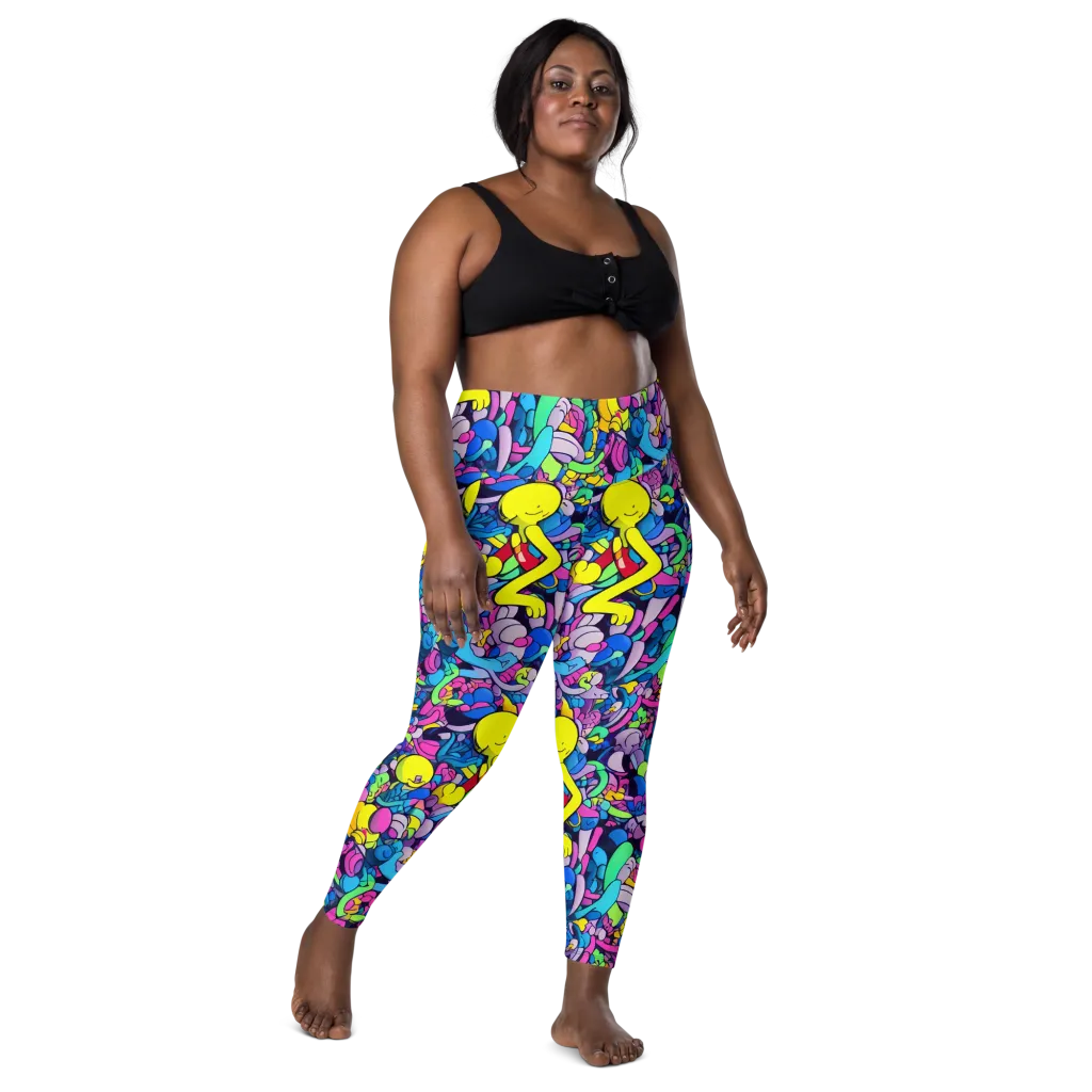 Radiant Revelation on Leggings with Pockets — Front