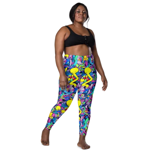 Radiant Revelation on a Leggings with Pockets