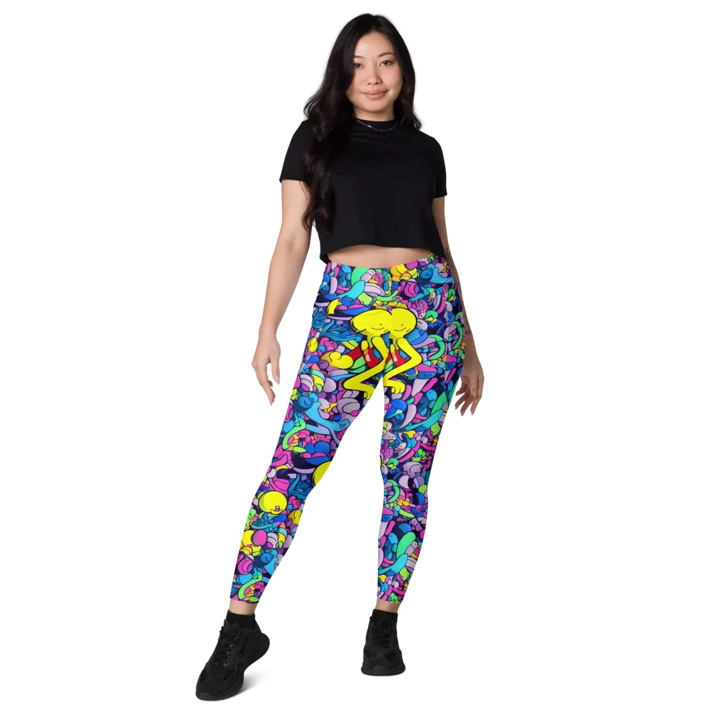 Radiant Revelation on Leggings with Pockets — Front