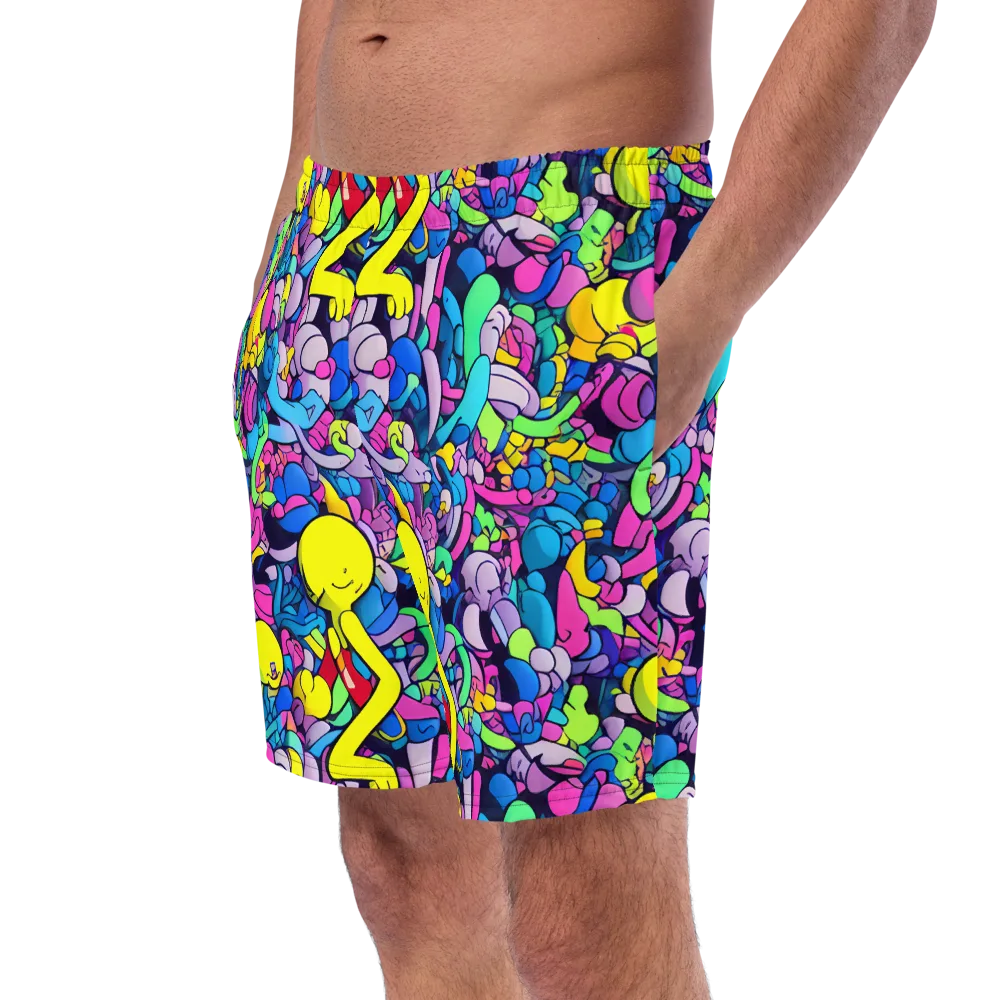 Radiant Revelation on Swim Trunks — Left Front