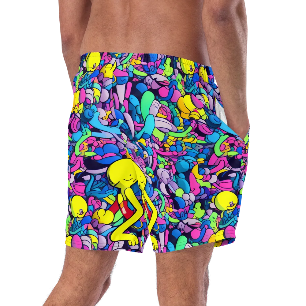 Radiant Revelation on Swim Trunks — Right Back