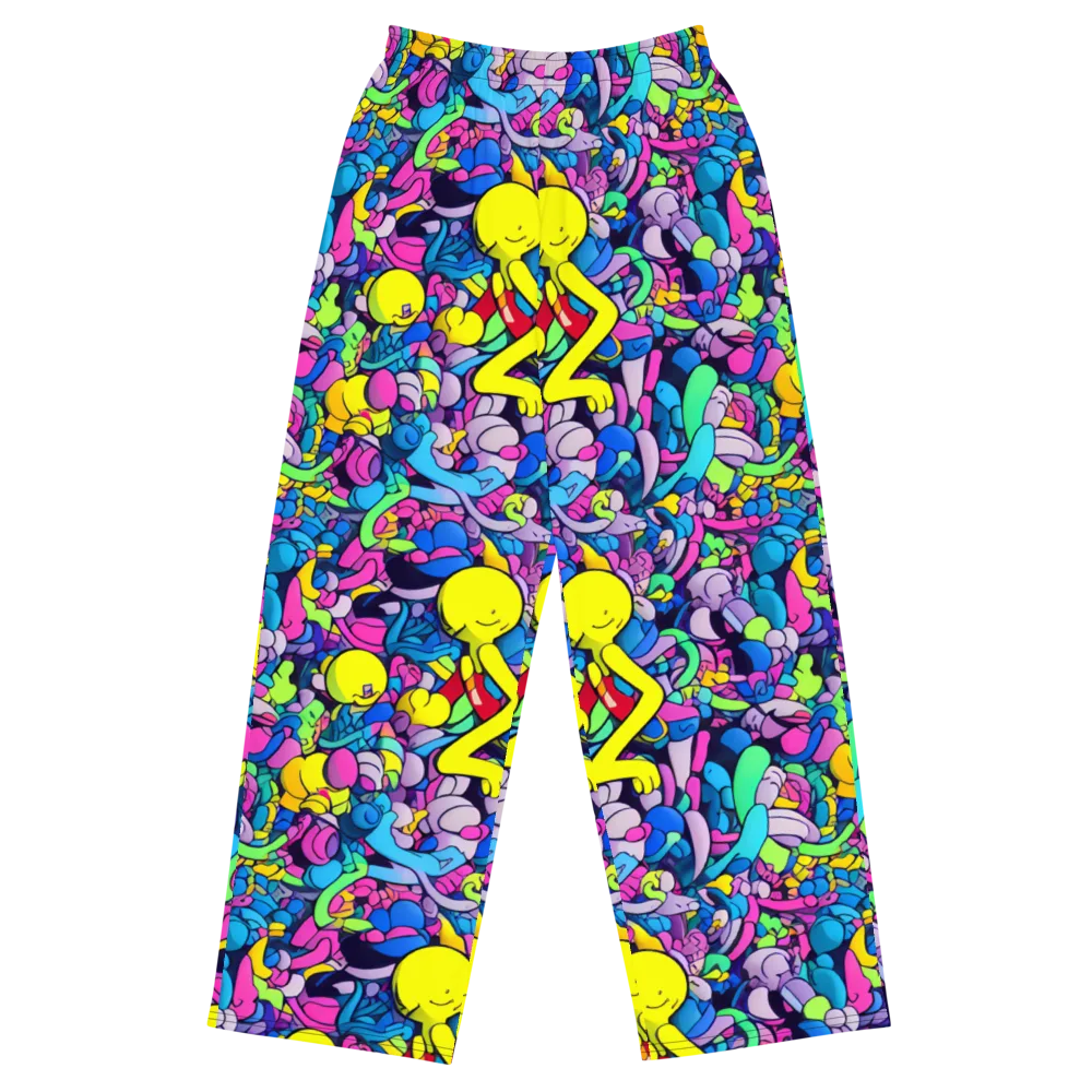 Radiant Revelation on Wide-Leg Pants — Front