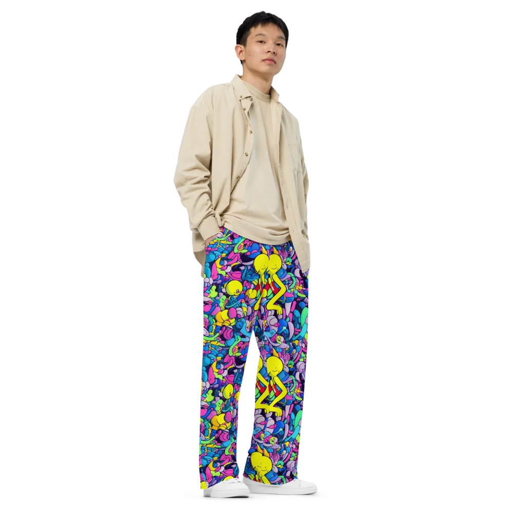 Radiant Revelation on Wide-Leg Pants — Right Front