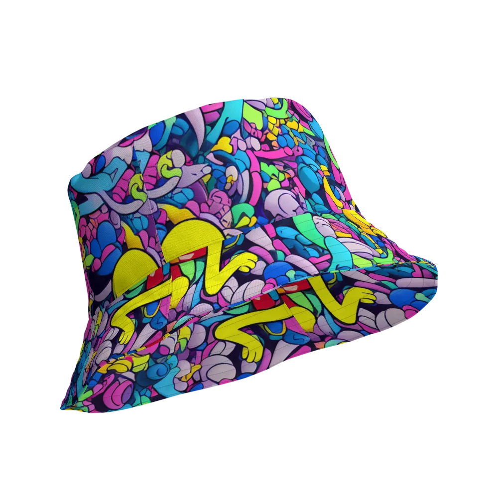 Radiant Revelation on Reversible Bucket Hat — Product details Outside