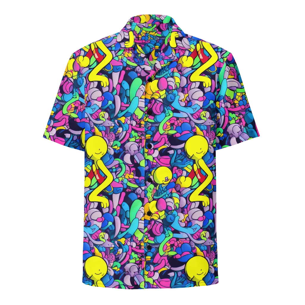 Radiant Revelation on Button Shirt — Front