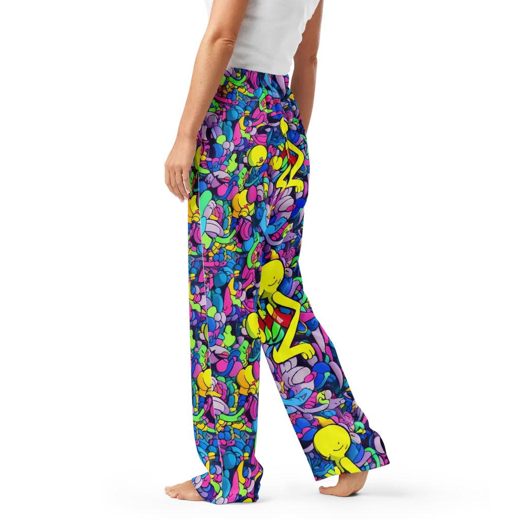 Radiant Revelation on Women's Pajama Pants — Left
