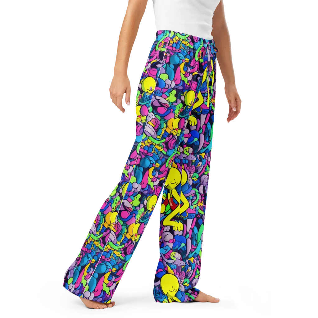 Radiant Revelation on Women's Pajama Pants — Right Front