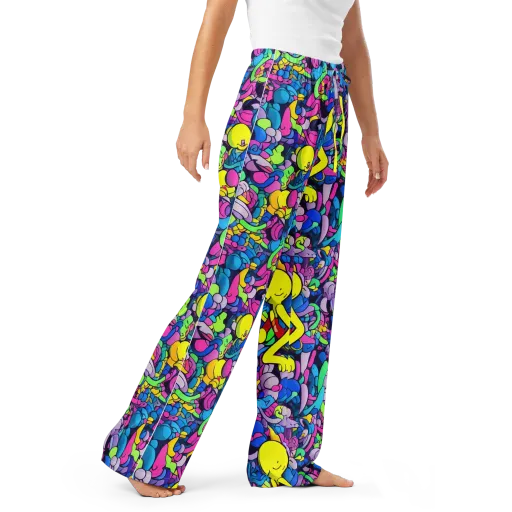 Radiant Revelation on a Women's Pajama Pants