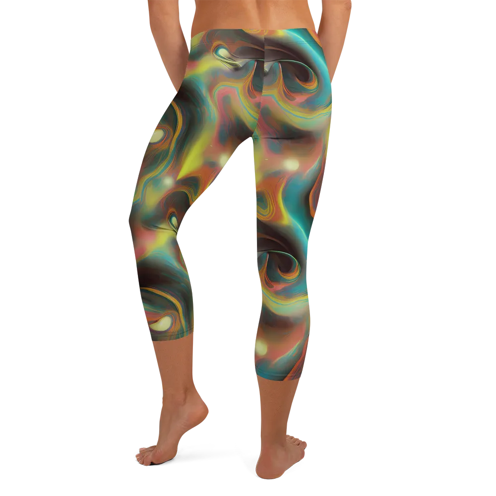 Soulfire Embrace on Capri Leggings — Back