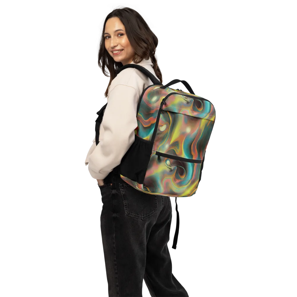 Soulfire Embrace on Utility Backpack — Back
