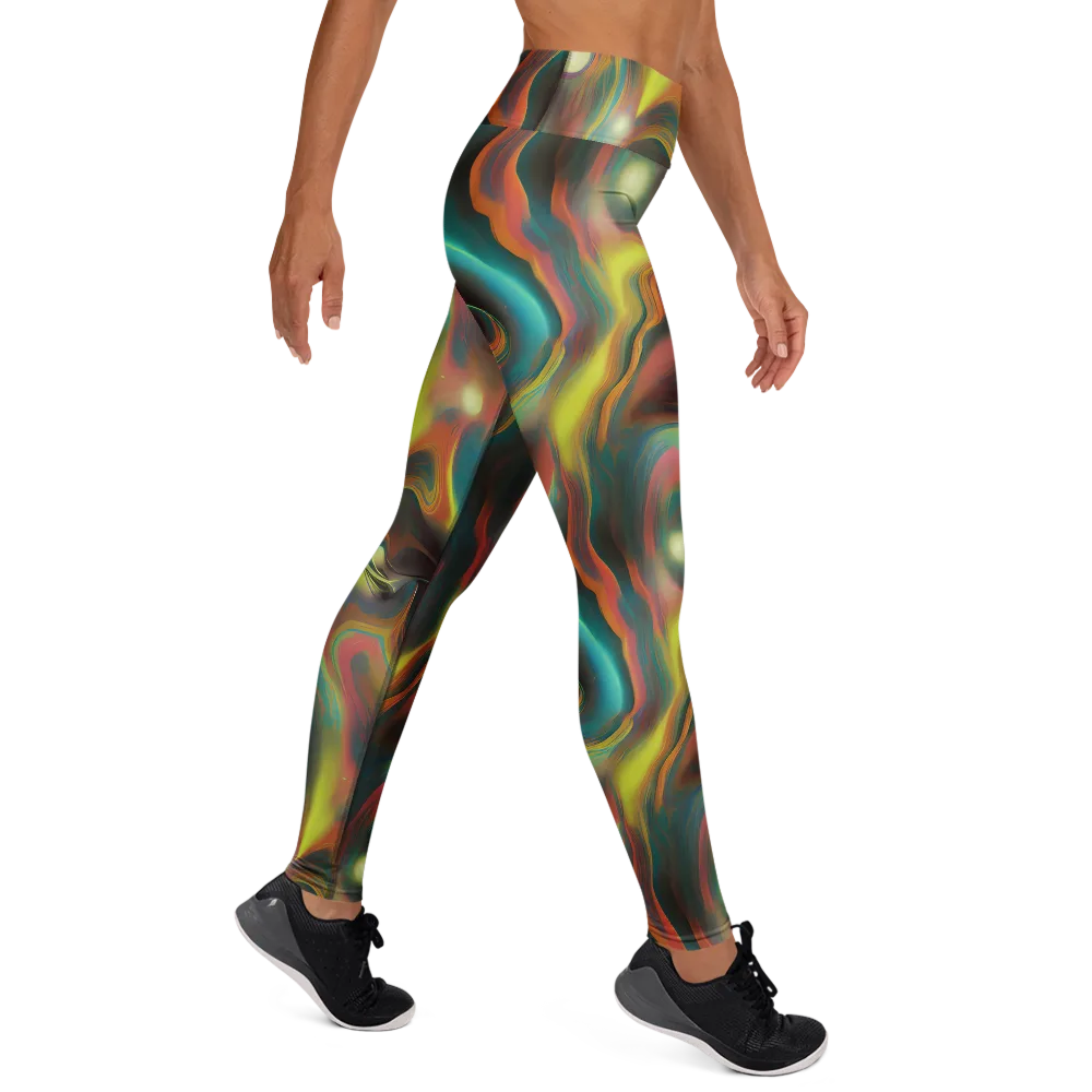 Soulfire Embrace on Yoga Leggings — Right