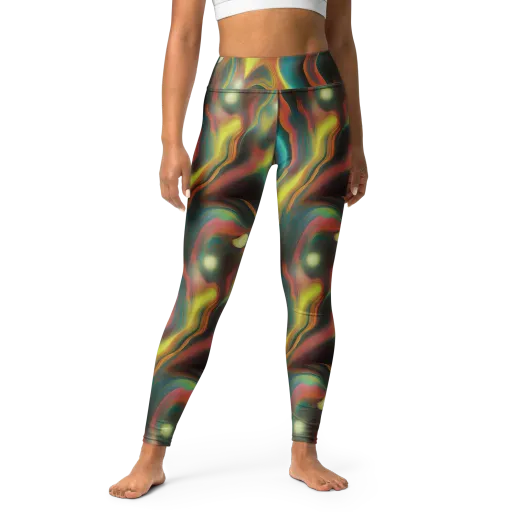 Soulfire Embrace on a Yoga Leggings
