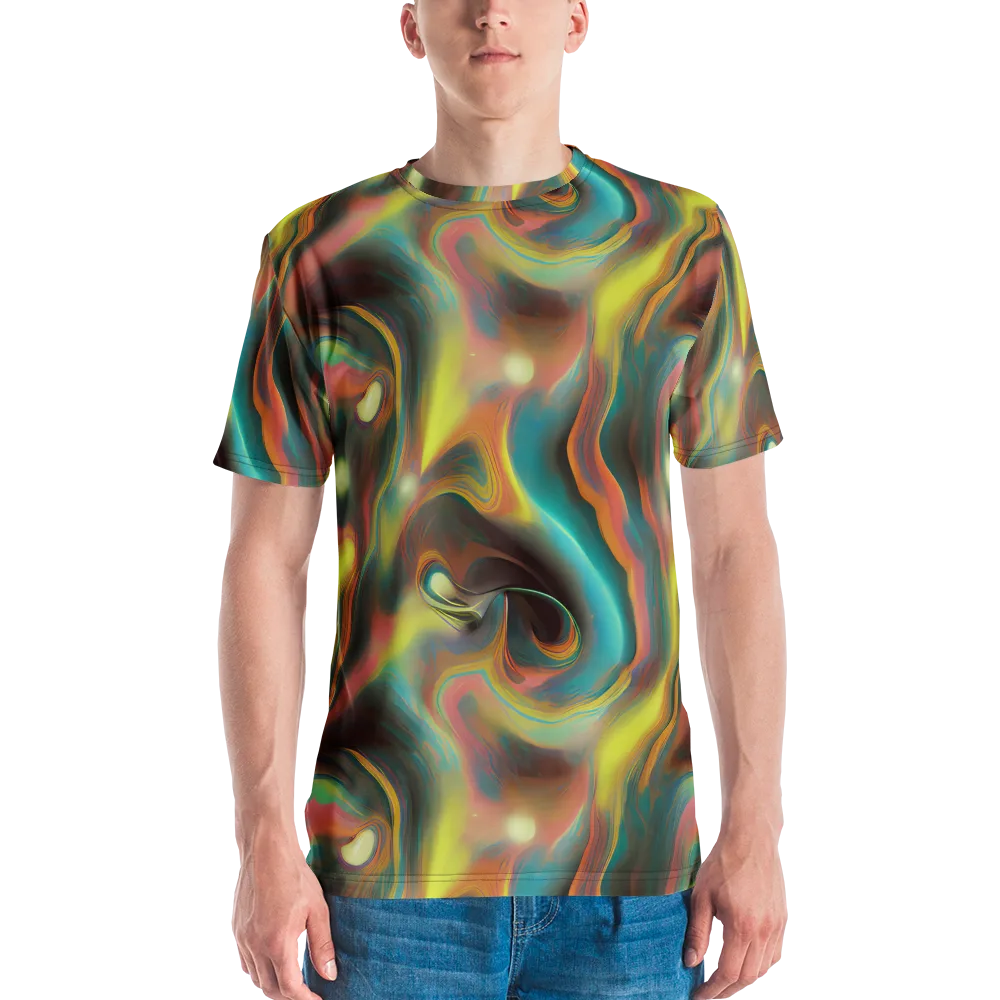 Soulfire Embrace on Men's Crew Neck T-Shirt — Front