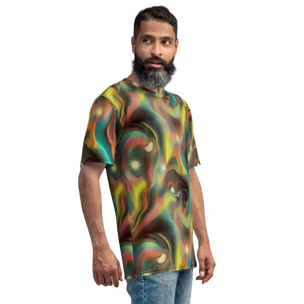 Soulfire Embrace on Men's Crew Neck T-Shirt — Right