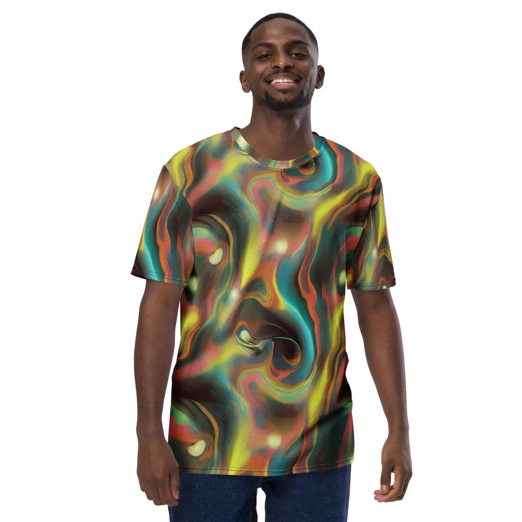 Soulfire Embrace on Men's Crew Neck T-Shirt — Front