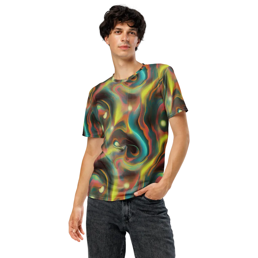 Soulfire Embrace on Men's Crew Neck T-Shirt — Front