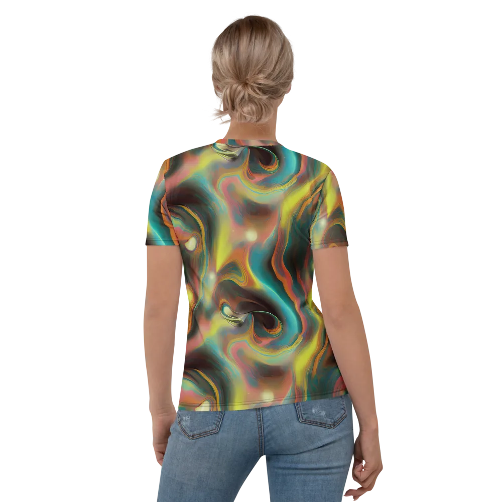 Soulfire Embrace on Women's Crew Neck T-Shirt — Back
