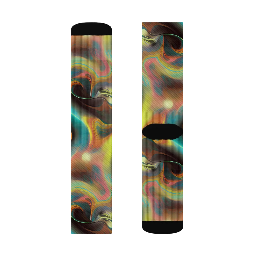 Soulfire Embrace on Socks — Right Sock